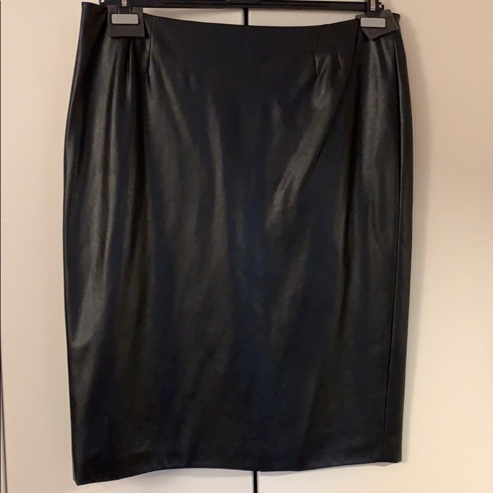 Marina Rinaldi Faux Leather Skirt